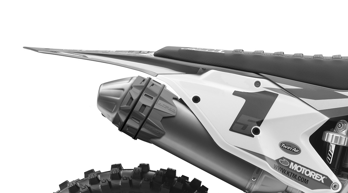 ACERBIS zátka výfuku (tlumiče) 16MM - 39MM 2T / 4T s páskou barva černá