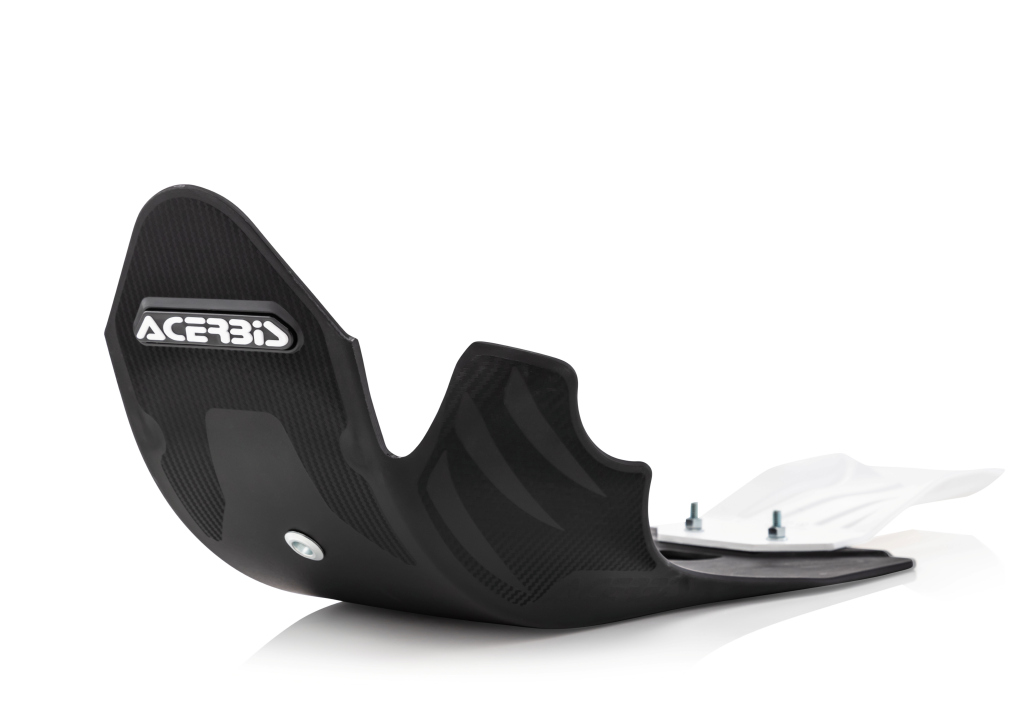 ACERBIS kryt (plát) pod motor KAWASAKI KX 250 '21-'24 ( KXF 250 ), KX 250 X '21-'24, KX 450 F '19-'23 ( KXF 450 ), KX 450 X '21-'23, KX 300 X '24 barva černá / bílá