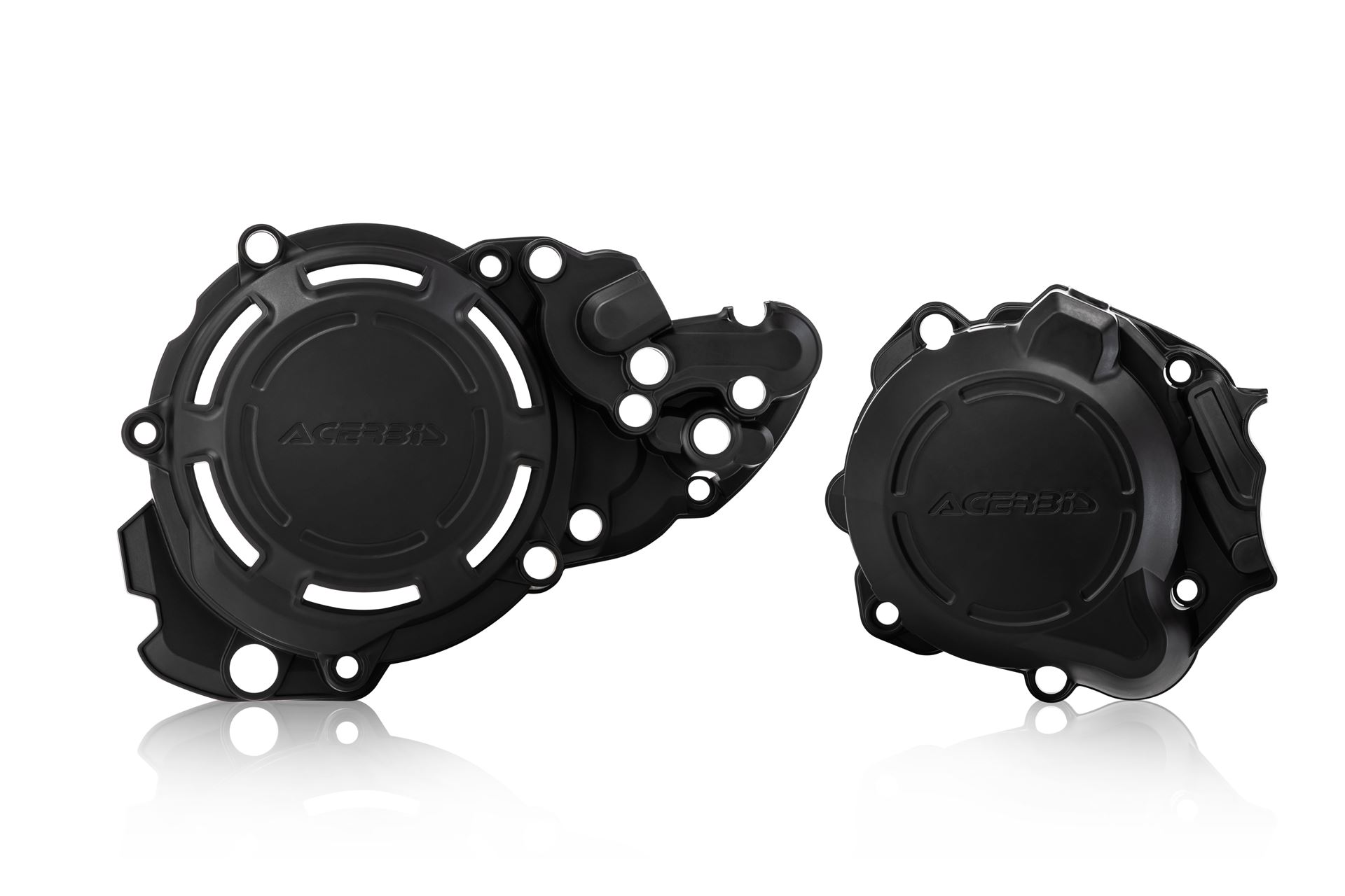 ACERBIS kryty motoru (kryt víka/ krytu spojky i alternátoru) X-POWER BETA 250 / 300 RR 18-24, XTRAINER 250 / 300 18-24 barva černá