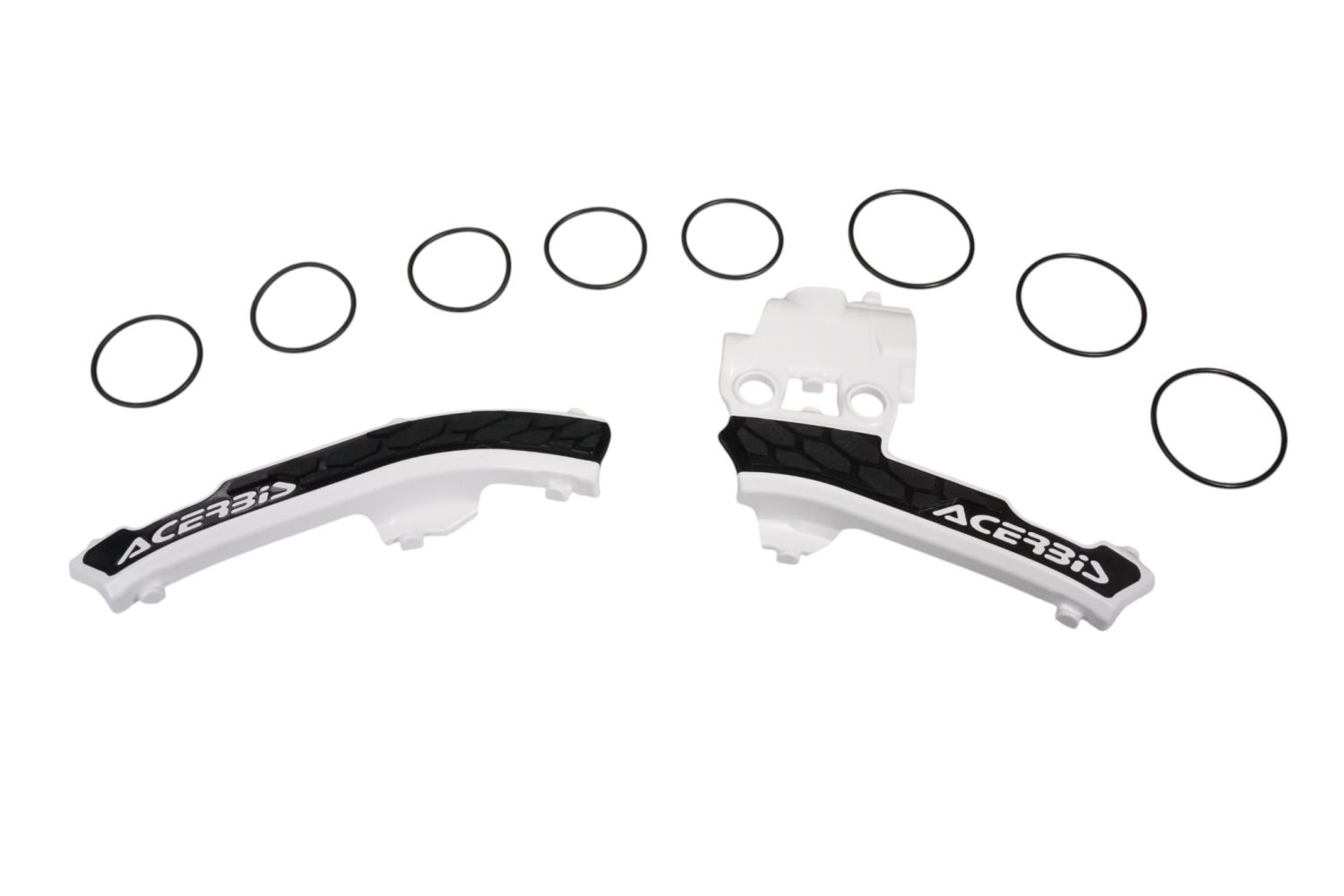 ACERBIS chrániče rámu X-GRIP KTM SX 50 16-23, SX-E 3 23-24, SX-E 5 20-24, GAS GAS MC 50 '21-'23, EE 5 '20-'24 HUSQVARNA TC 50 '17-'23 barva bílá / černá