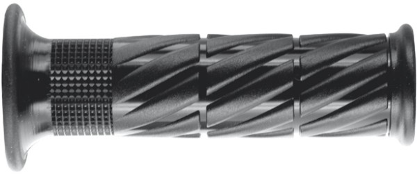 ARIETE grips ROAD SUPER SOFT (120 mm) open end black (YAMAHA pattern) (12)