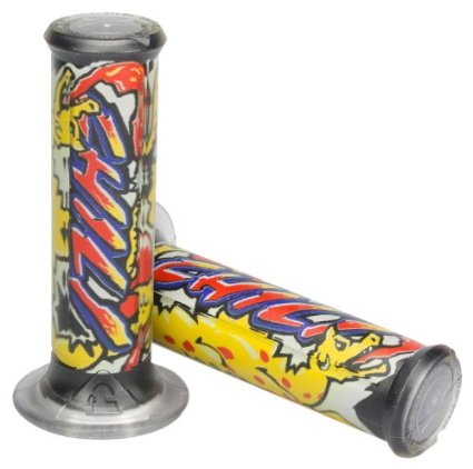 HARRIS gripy 01684-CH CHILL (120 mm/22 mm) s otvorem barva žlutá/černá