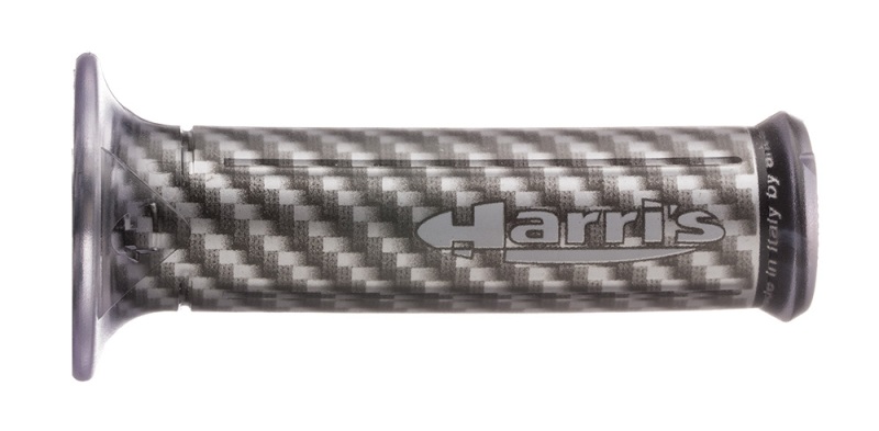 HARRIS gripy 01687/F-NC (120 mm/22 mm) s otvorem sportovní barva černá/šedá (2017)