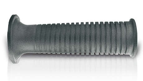 ARIETE grips ROAD BMW (125 mm) open end color black (diameter 22+26mm) (BMW pattern) (12)