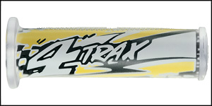 HARRI'S VÝPRODEJ gripy 01698-4T Quad 4TRAX (120 MM/22 MM) bez otvoru barva žlutá/černá/bílá