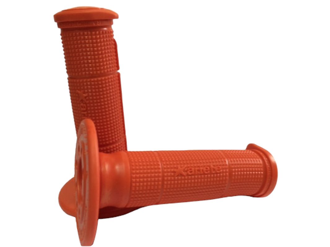 ARIETE grips OFF ROAD UNITY HALF-WAFFLE ASP (115 mm) closed end color orange (12)