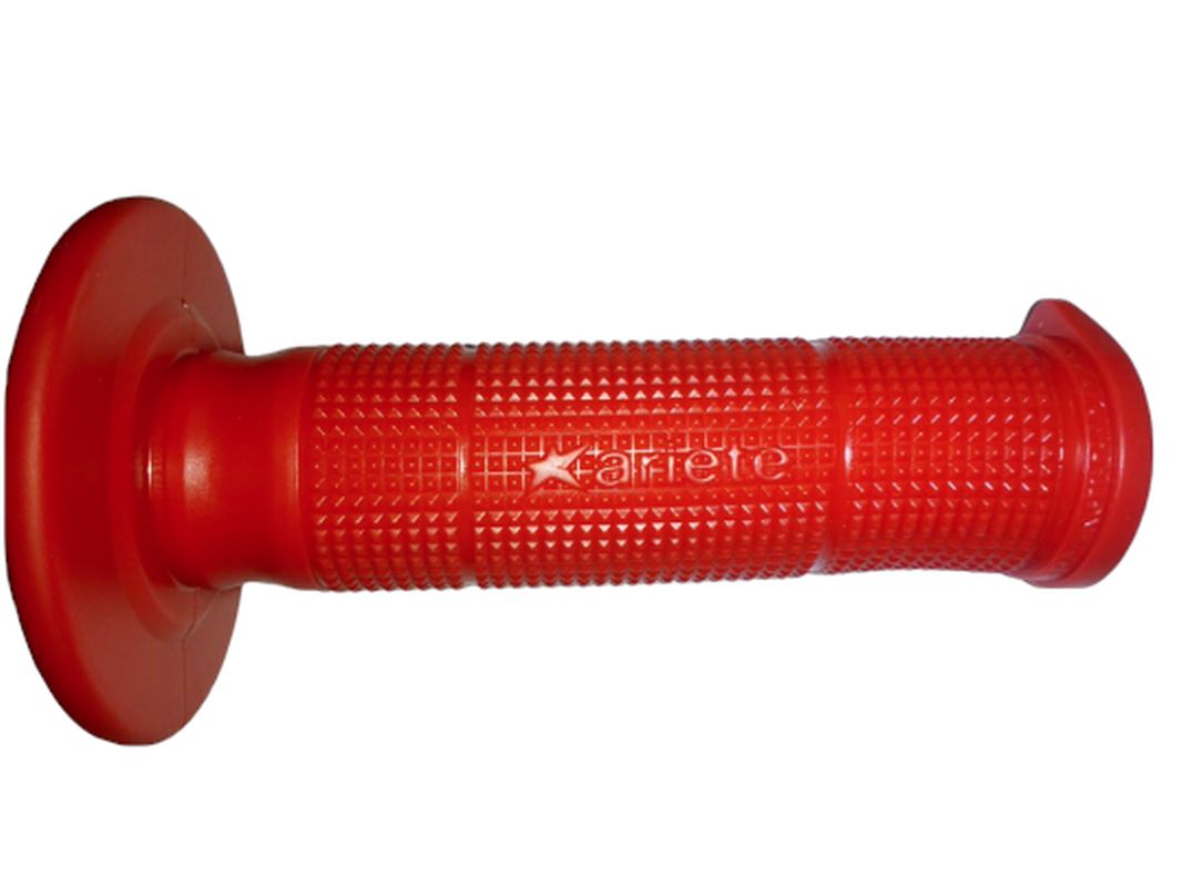 ARIETE grips OFF ROAD UNITY HALF-WAFFLE ASP (115 mm) closed end color red (12)