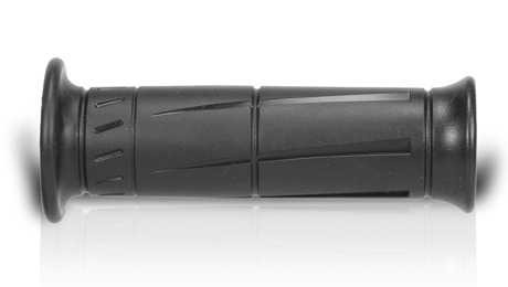 ARIETE grips ROAD SUPER SOFT (120 mm) open end color black (KAWASAKI pattern) (12)