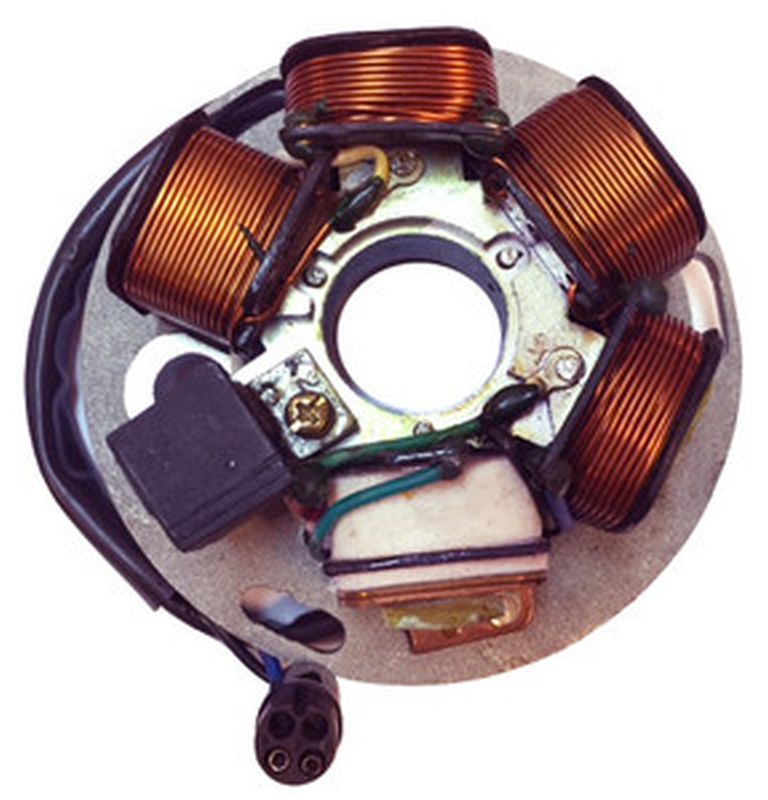 DZE stator (vinutí) alternátoru PIAGGIO VESPA PX 150/200 81-97; PX-E 125/150/200 98-01; PX 125 81-97 (217866;497652)