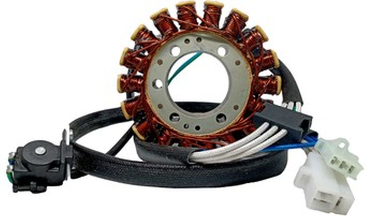 DZE stator (vinutí) alternátoru YAMAHA XV 125 VIRAGO 97; XV 250 VIRAGO 95-07 (3DM-81410-00)