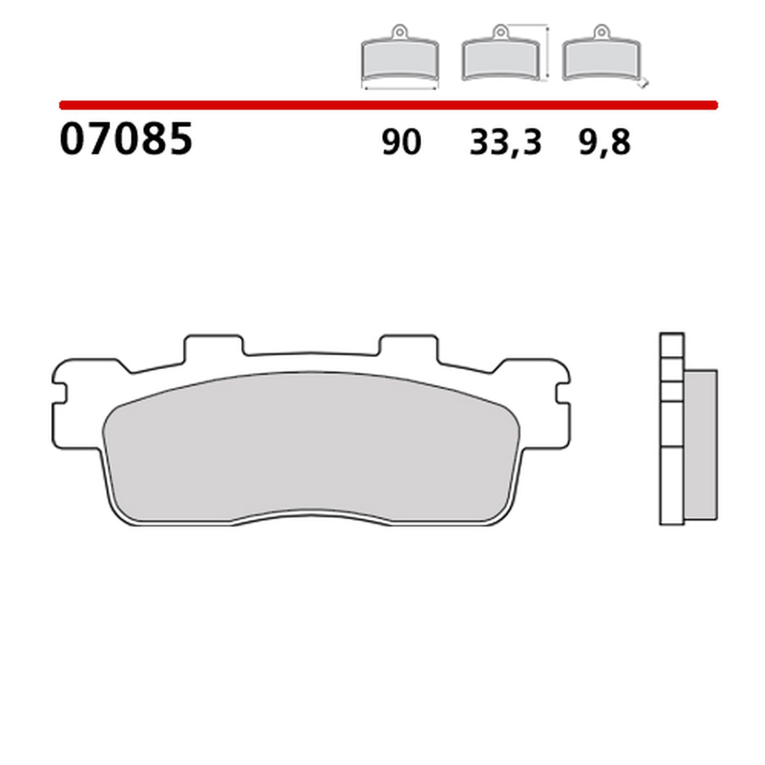 BREMBO brzdové destičky KH498 SCOOTER CARBON CERAMIC CC (polokovové) přední/zadní (ECE R90)
