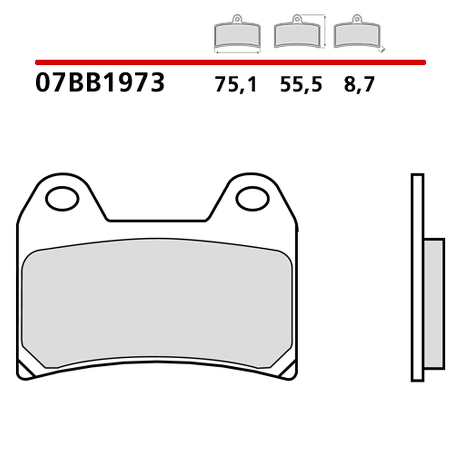 BREMBO brzdové destičky KH244 GENUINE SINTER (slinutý kov směs OEM) přední/zadní