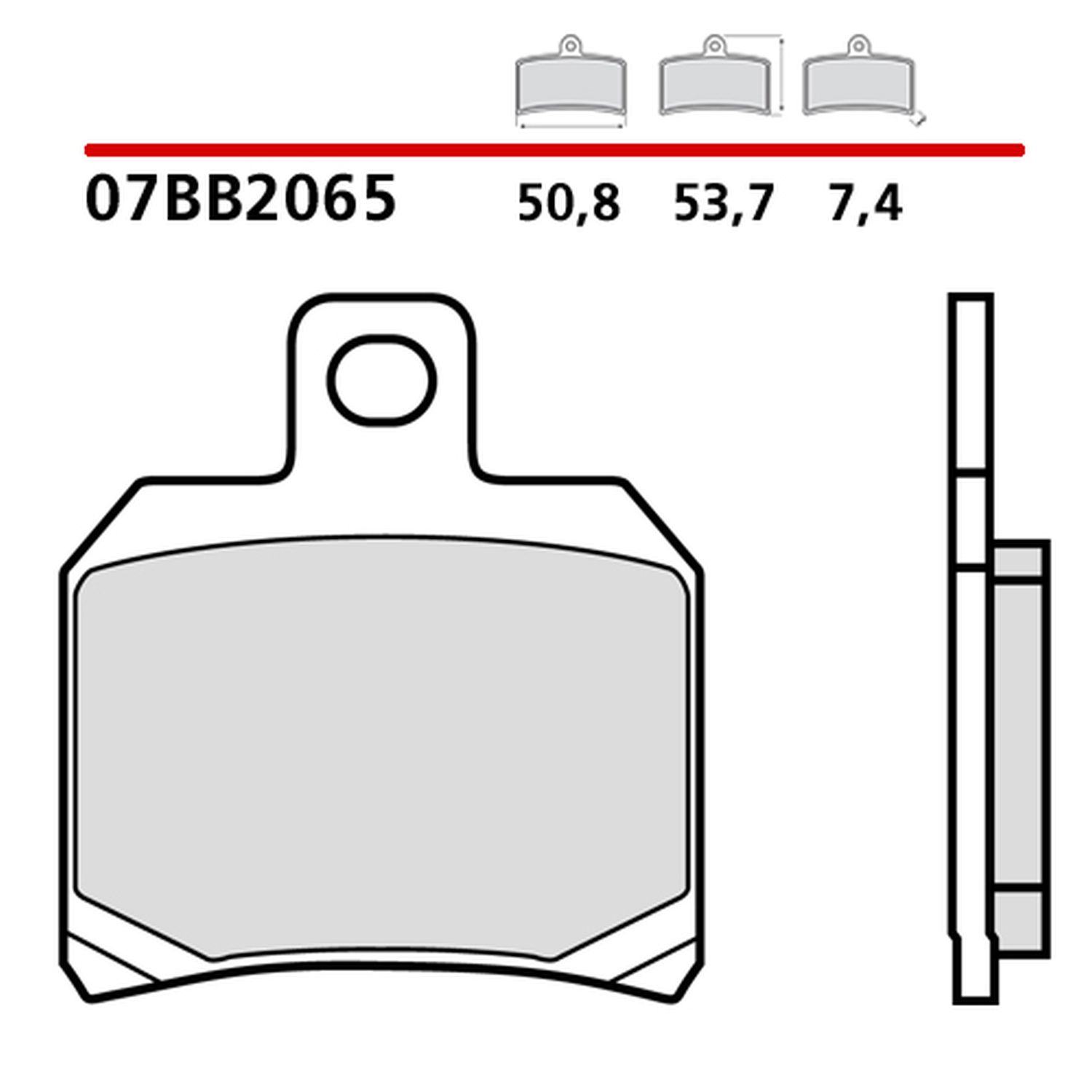 BREMBO brzdové destičky KH266 GENUINE SINTER (slinutý kov směs OEM) přední/zadní