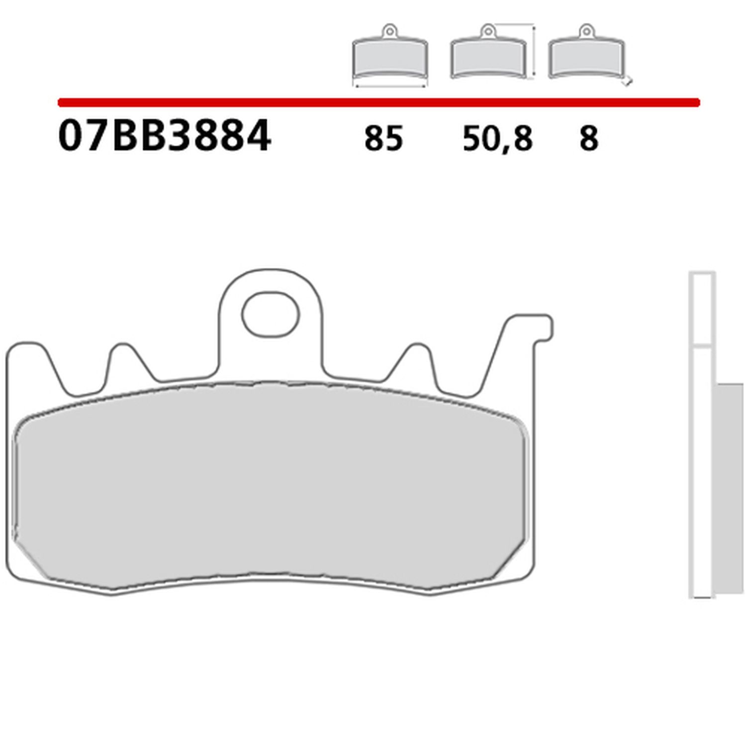 BREMBO brzdové destičky KH630 GENUINE SINTER (slinutý kov směs OEM) přední/zadní