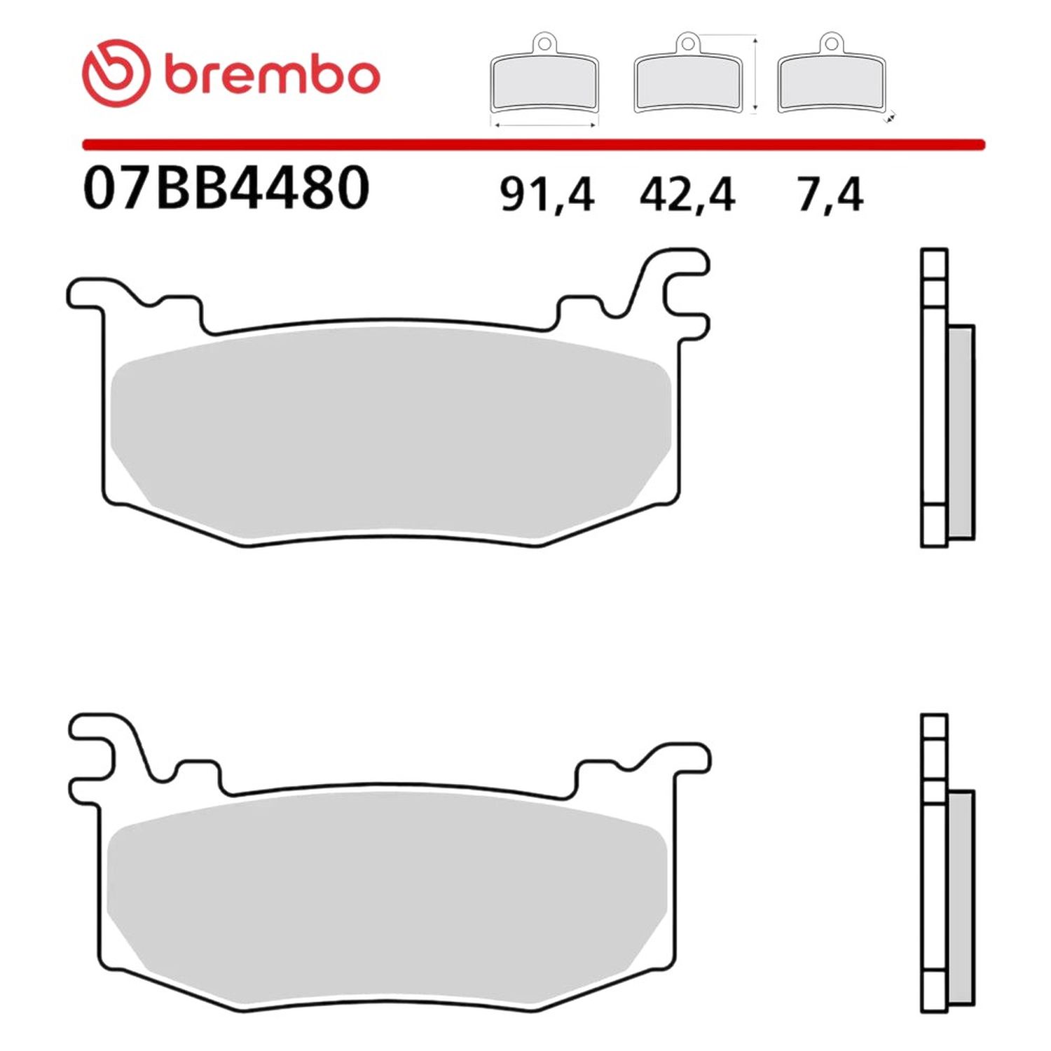 BREMBO brzdové destičky ROAD / OFF ROAD / SCOOTER GENUINE SINTER (slinutý kov směs OEM) přední APRILIA RSV4 / FACTORY '25, DUCATI PANIGALE V4 / STREETFIGHTER V4 '25-'26