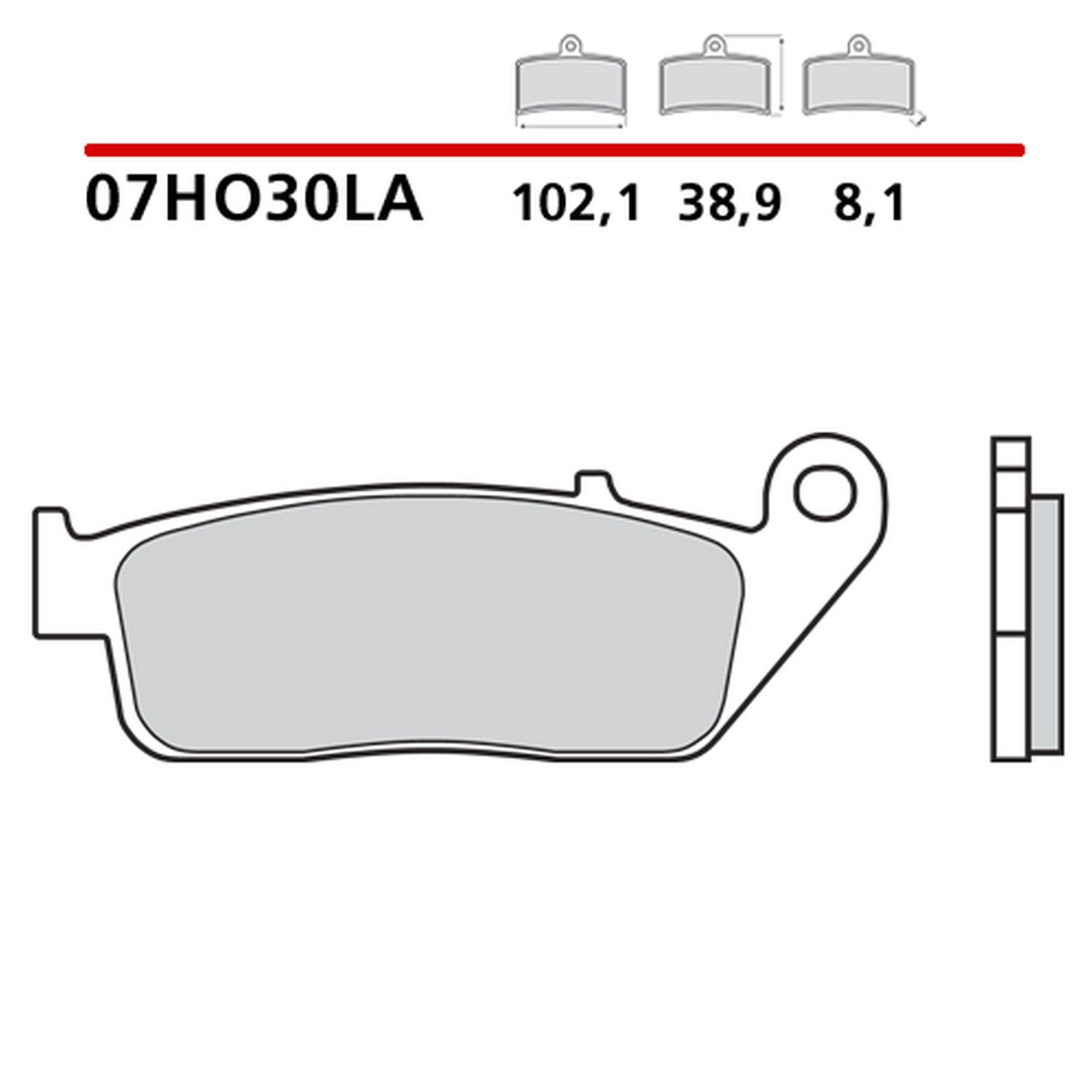BREMBO brzdové destičky KH226 / KH142 SINTER LA (slinutý kov) přední (ECE R90)