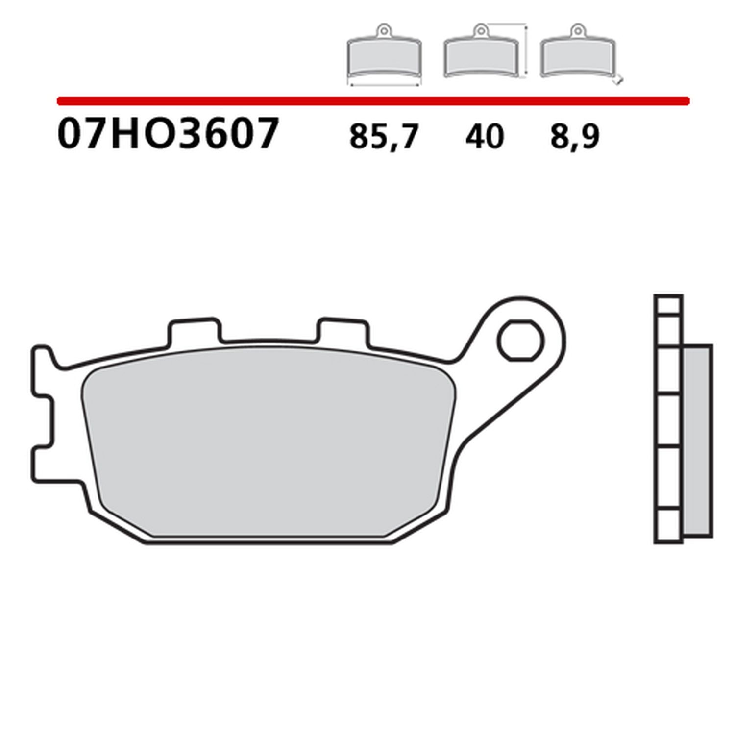BREMBO brzdové destičky KH174 GENUINE CARBON CERAMIC (polokovové směs OEM) přední/zadní