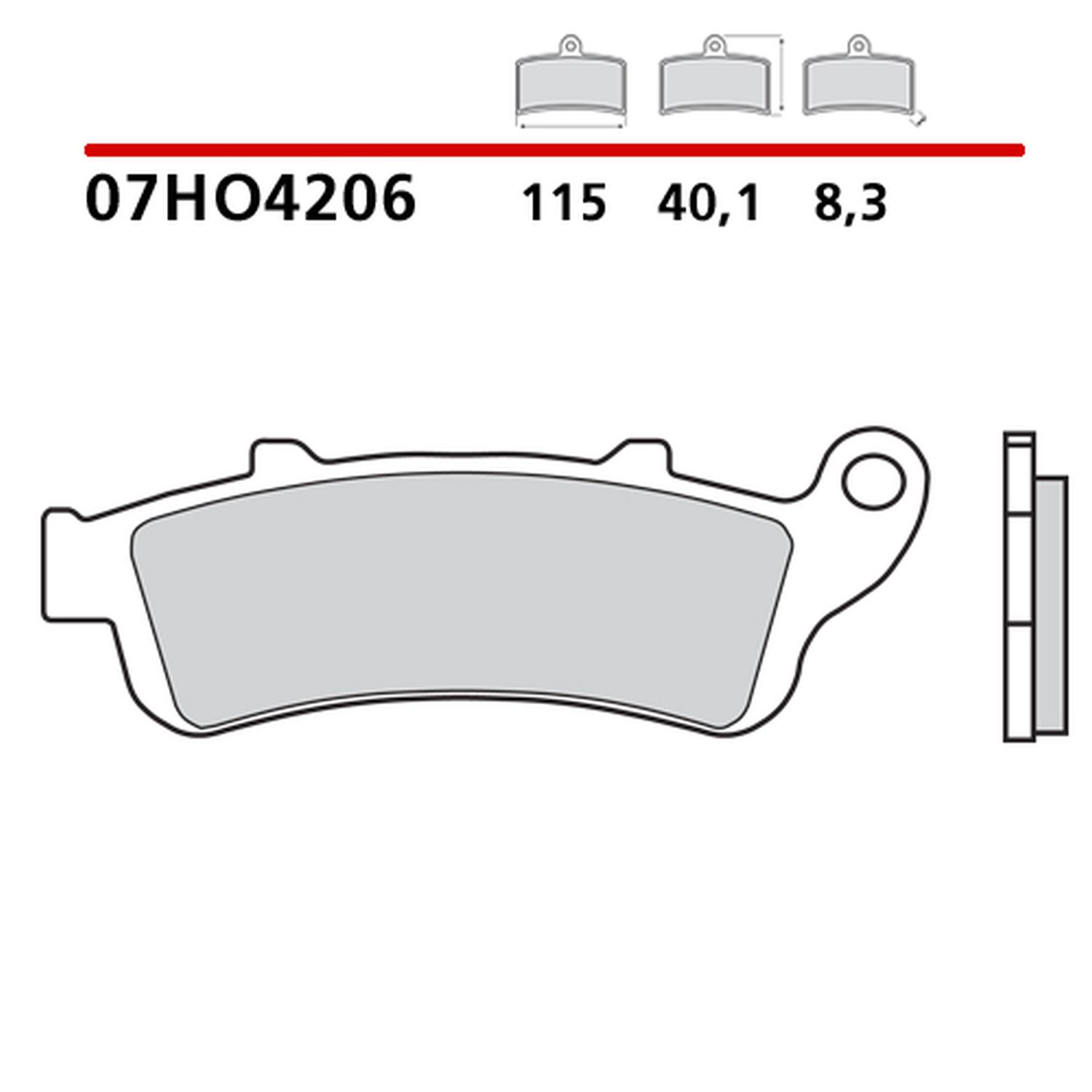 BREMBO brzdové destičky KH261 / KH281 GENUINE CARBON CERAMIC (polokovové směs OEM) přední/zadní