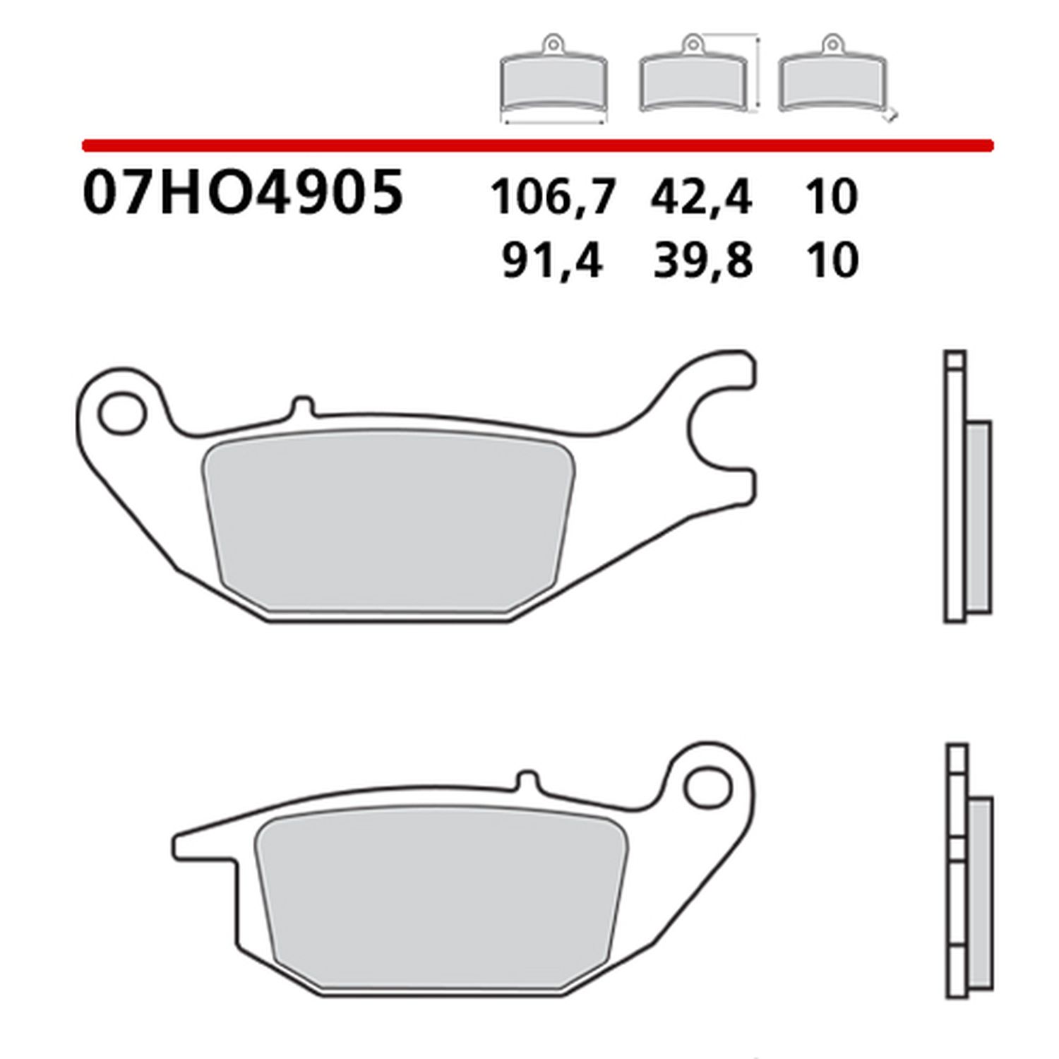 BREMBO brzdové destičky KH343 GENUINE CARBON CERAMIC (polokovové směs OEM) přední/zadní