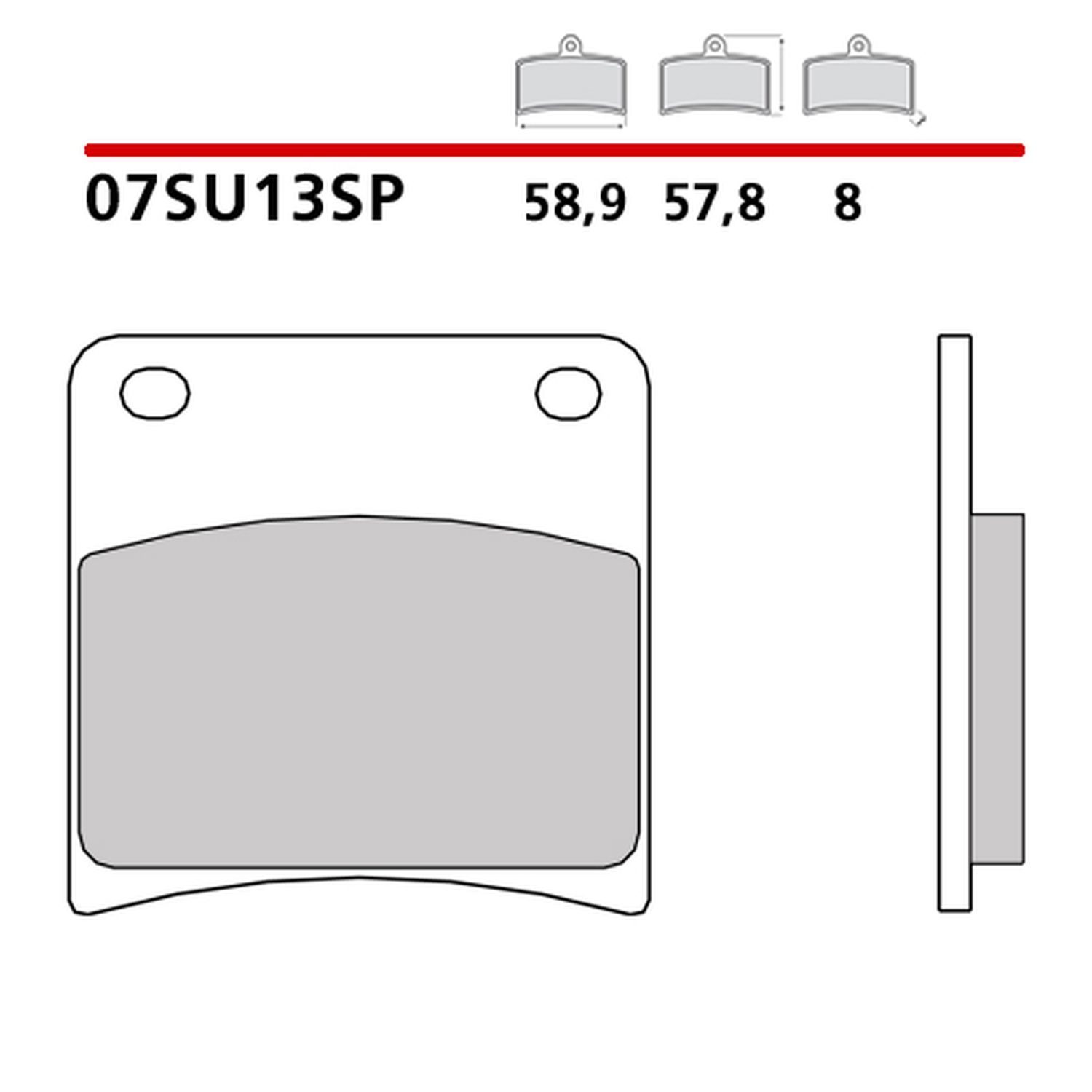 BREMBO brzdové destičky KH103 SINTER SP (slinutý kov) zadní (ECE R90)