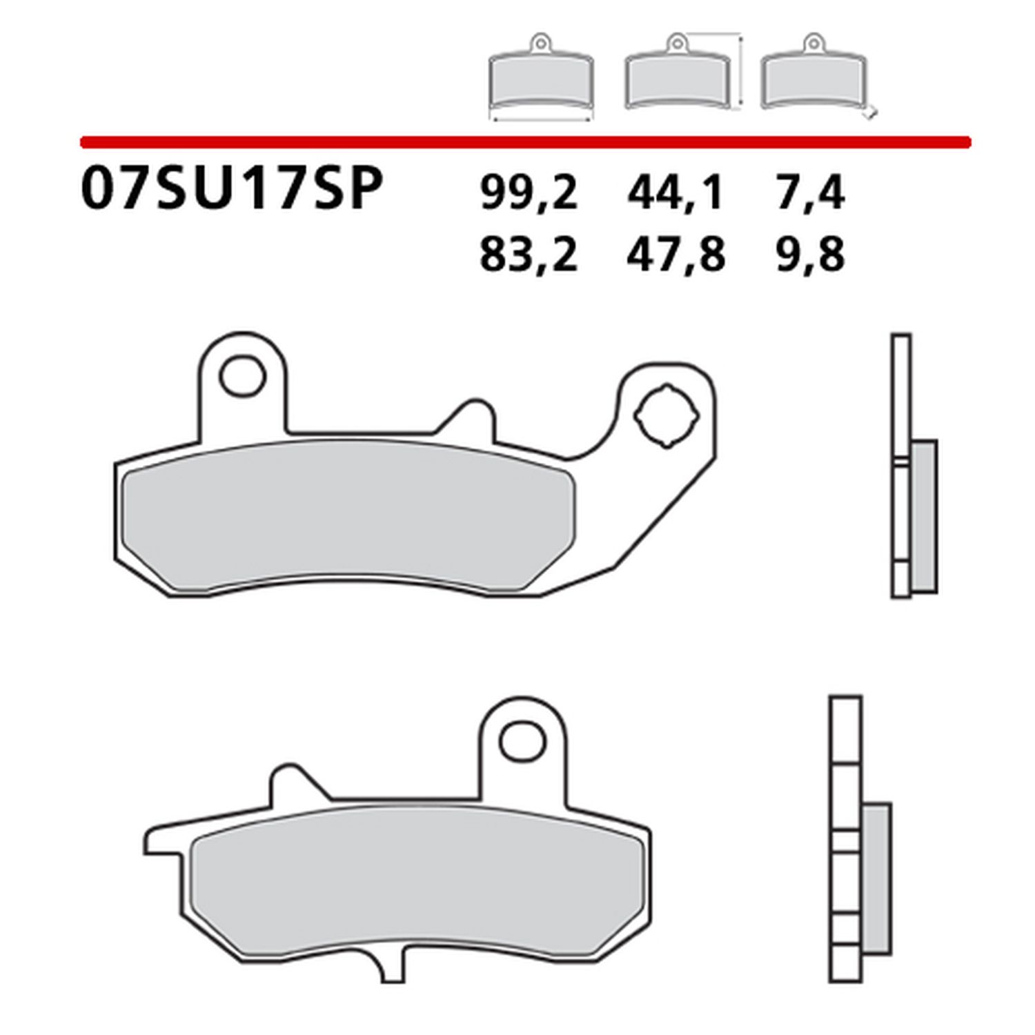 BREMBO brzdové destičky KH157 SINTER SP (slinutý kov) zadní (ECE R90)