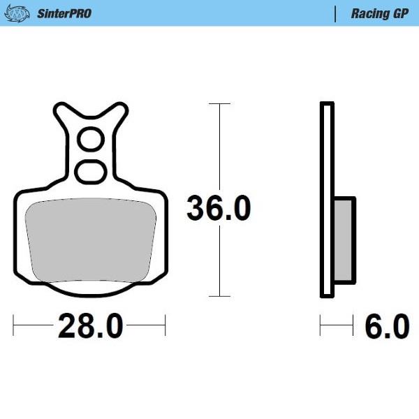 MOTO-MASTER brzdové destičky KH SINTER METAL závodní: 12 (sinterpro sérieS závodní GP) přední/zadní KTM 50 SX 24-, SX-E3/5 E-BIKE 23-, HUSQVARNA TC 50