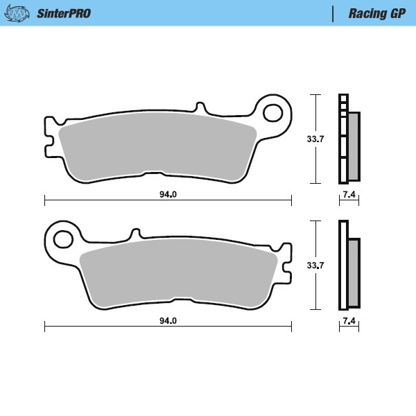 Brake pads MOTO-MASTER 099812