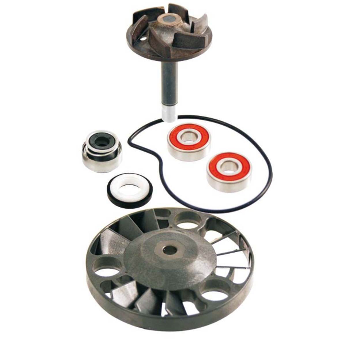 RMS opravná sada vodní pumpy PIAGGIO BEVERLY 125/200 01-05; X8 125/200 04; X9 125/200 00- 03; GILERA RUNNER 125/180/200 00-04; APRILIA ATLANTIC 125 03-05; SCARABEO 125 03-06