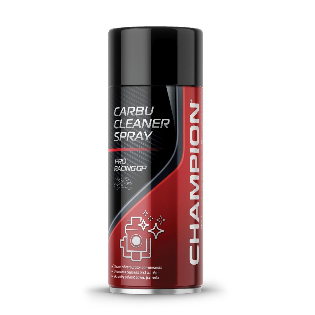 Levně CHAMPION prostředek čistič do systému palivového PROzávodní GP CARBU CLEANER sprej 400ML (CHAMPION prostředek čistič do systému palivového PROzávodní)