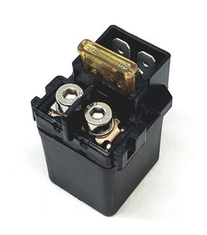 DZE startovací relé startéru HONDA CA 125 95-99; CB 150/250 91-12; cmX 250 96-16; CRF 250X 04-17; KAWASAKI KL250 00-10; KLX 250/300/450/650 (35850-KR3-871;27010-0774)