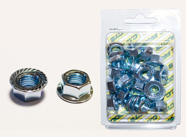 CC přírubové matice M10X1,25 (20kusů) (1083-8) (CC PRODUCTS)