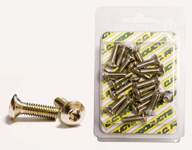 CC šrouby brzdového kotouče kuželové M6/18mm (20kusů) TORX T-30;10,9 HRC (1083-11) (CC PRODUCTS) (CC šrouby brzdového kotouče kuželové M6/18mm)
