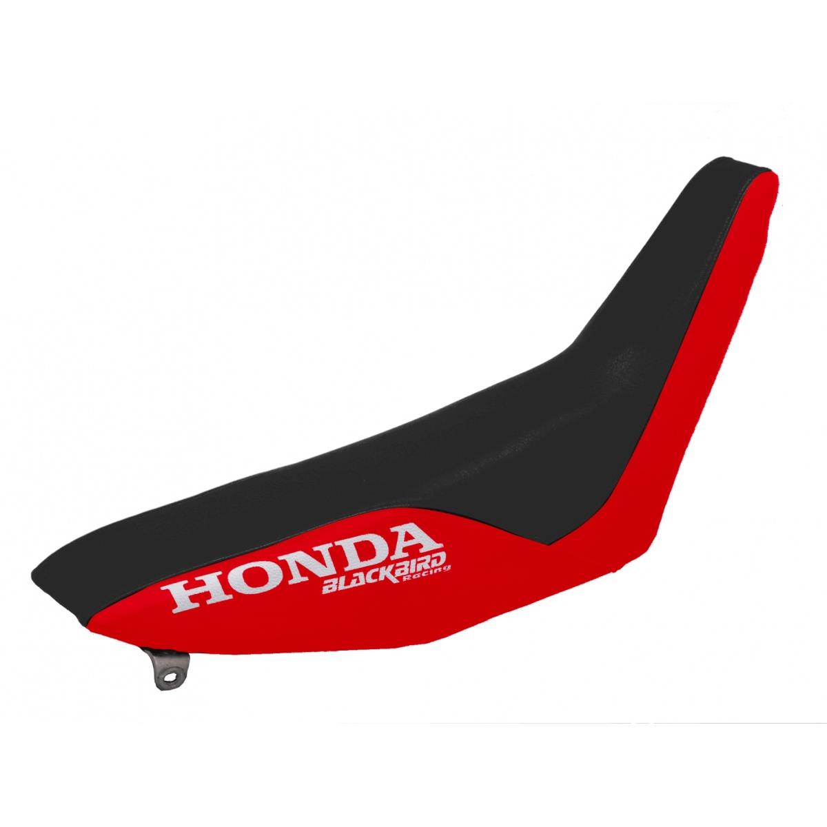 BLACKBIRD potah sedla HONDA XR 250/400 96-04 (17) LOGO HONDA, barva černá/červená