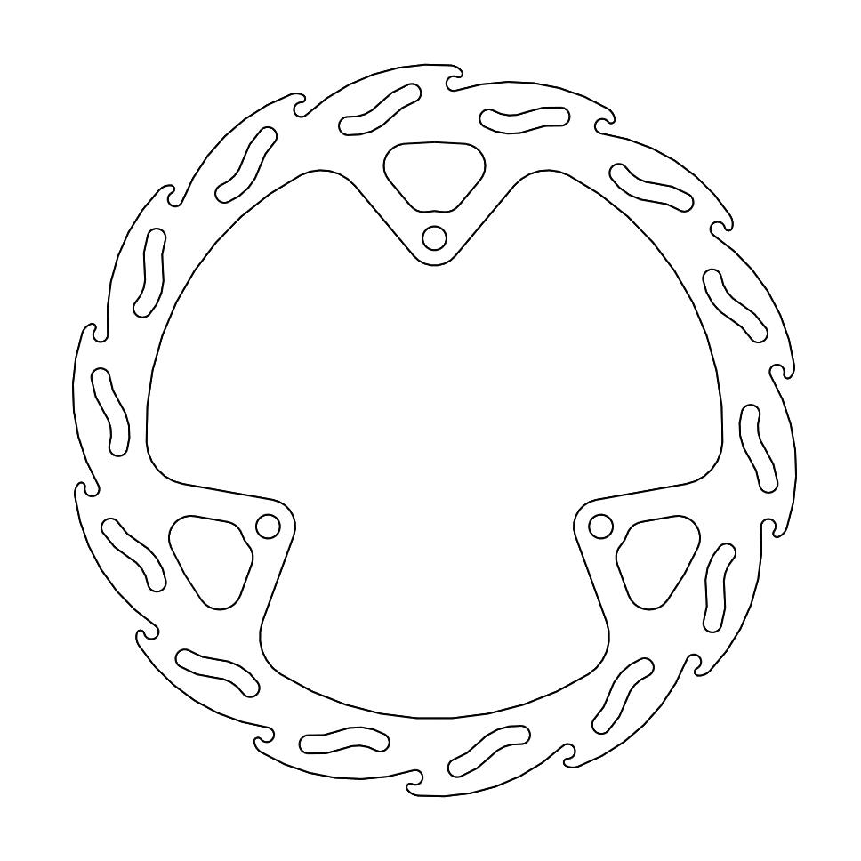 MOTO-MASTER přední brzdový kotouč FLAME KTM SX 65 02-, HUSQVARNA TC 65 17-, GASGAS MC 65 21- (MOTO-MASTER přední brzdový kotouč FLAME KTM SX 65 02-,)