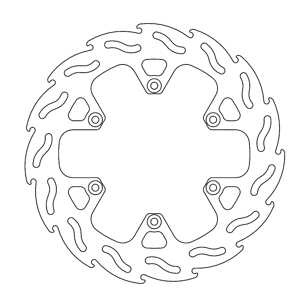Brake disc REARMOTO-MASTER 110640