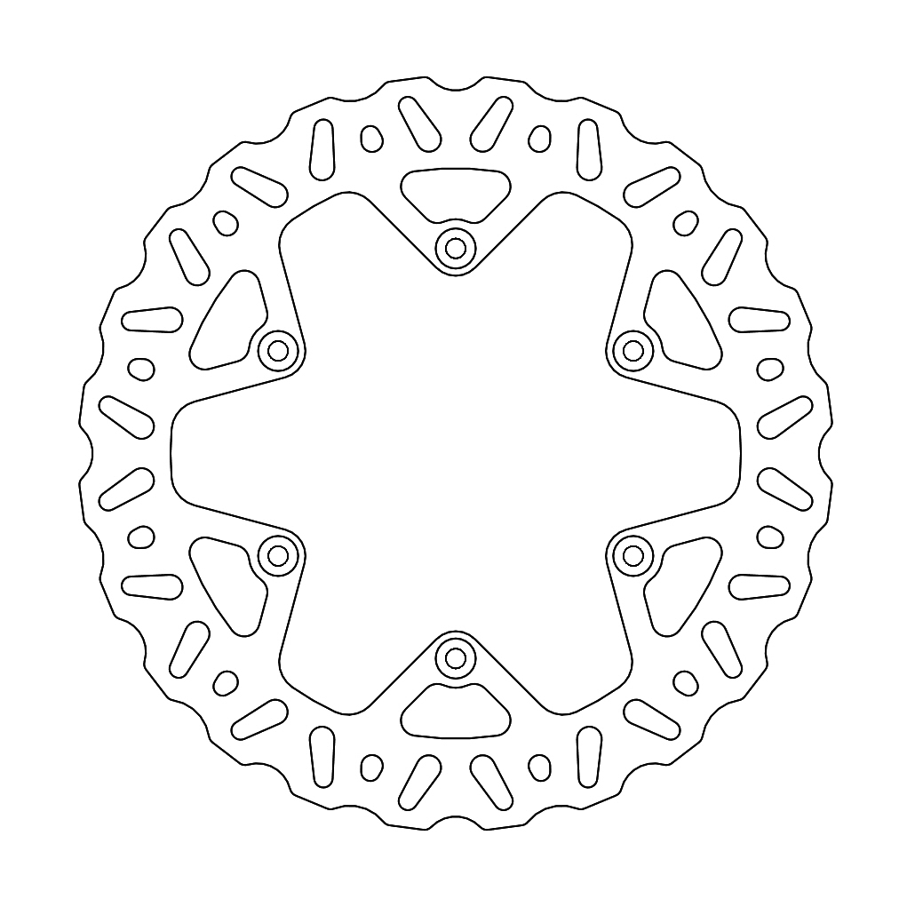 Brake disc REARMOTO-MASTER 110724