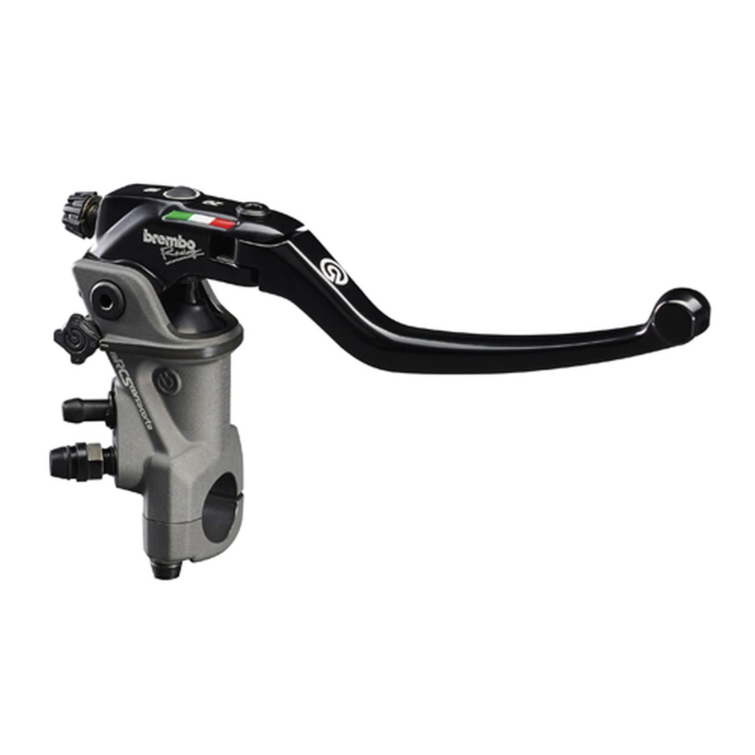 BREMBO brzdová pumpa RACING RCS CORSA CORTA 17MM s nastavením vzdálenosti osy a volného zdvihu