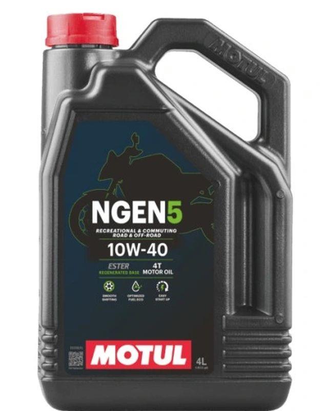 MOTUL motorový olej NGEN 5 10W40 4T 4L polosyntetic (MOTUL motorový olej NGEN 5 10W40 4T 4L polosyntetic)