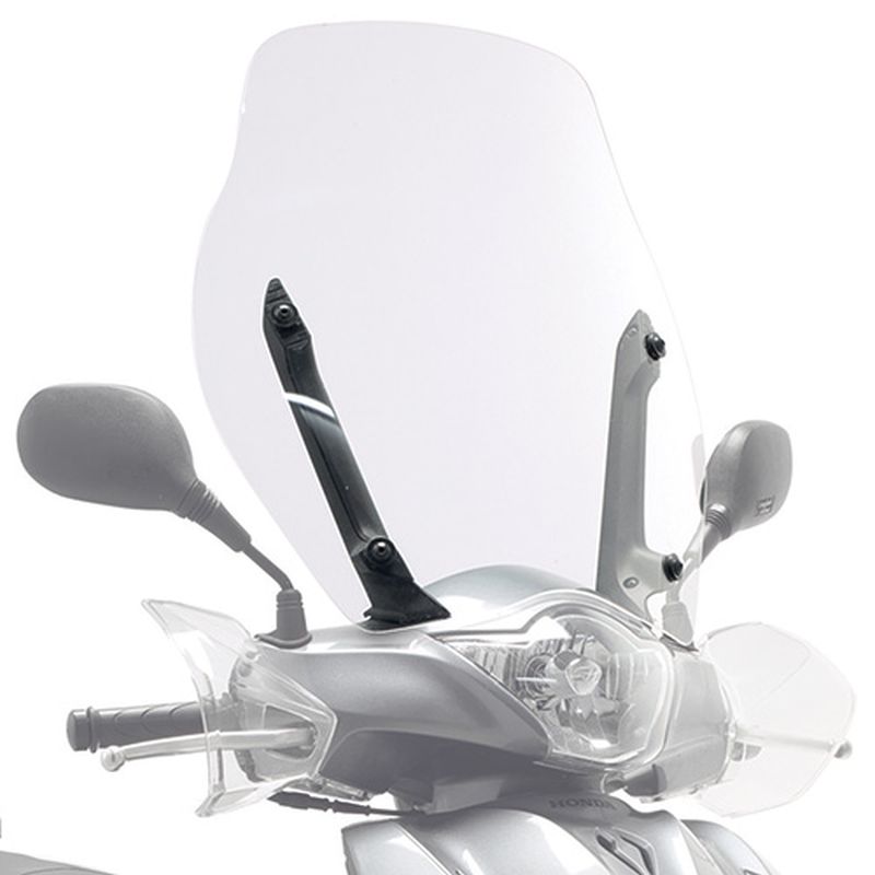 KAPPA plexi štít HONDA SH 125I/150I 12-16 (53 X 50cm) průhledný