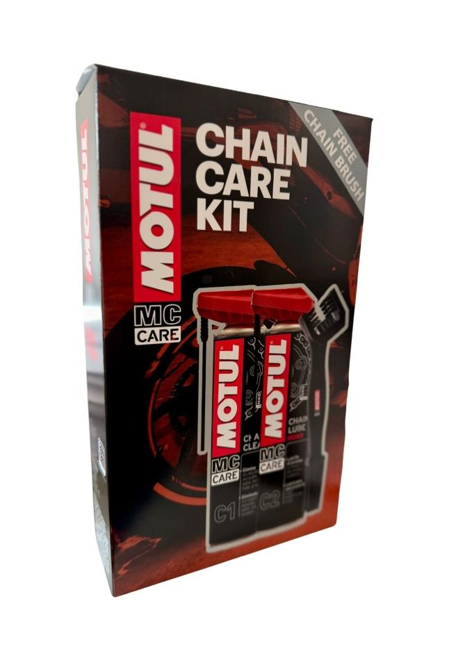 MOTUL CHAIN CARE KIT sada na čištění řetězu (sprej C1+sprej C2+kartáček) (MOTUL CHAIN CARE KIT sada na čištění řetězu (sprej C1+sprej C2+kartáček))
