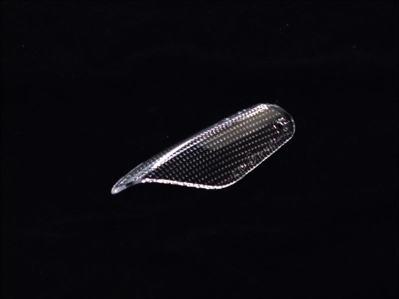 V parts (VICMA) glass blinkru, paint blinkru white APRILIA rsv, motorhispania rx, PEUGEOT xr7 50/1000 2000-2010 (12184)