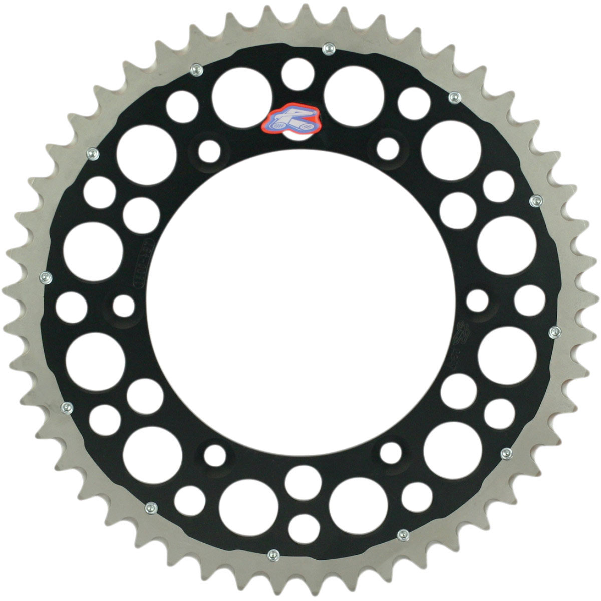 RENTHAL řetězové kolo zadní TWINRING 808 50 (ocel-hliník) barva černá SUZUKI RM/RMZ (JTR808.50) (80850)