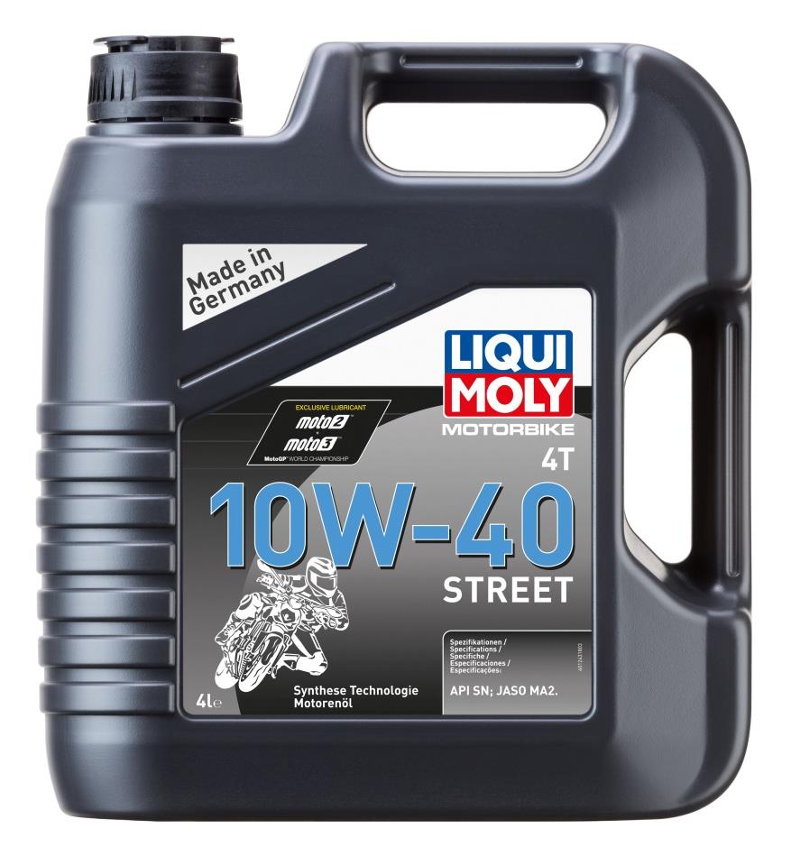 LIQUI MOLY motorový olej MOTORBIKE 4T 10W40 STREET 4L (4) (LIQUI MOLY motorový olej MOTORBIKE 4T 10W40 STREET 4L (4))
