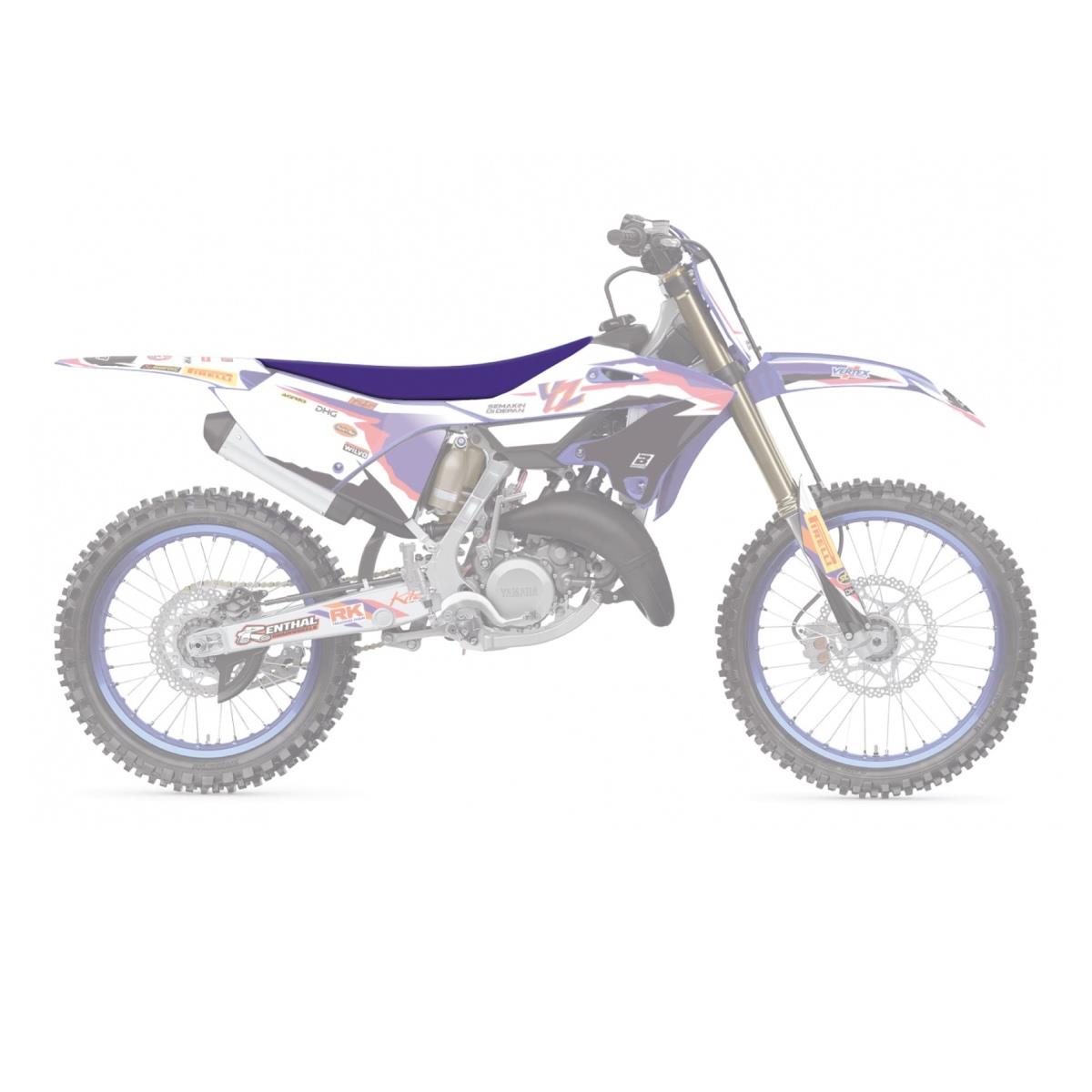 BLACKBIRD potah sedla YAMAHA YZ 125 22-24, YZ 250 22-24 REPLICA TEAM YAMAHA FACTORY 50TH barva fialová