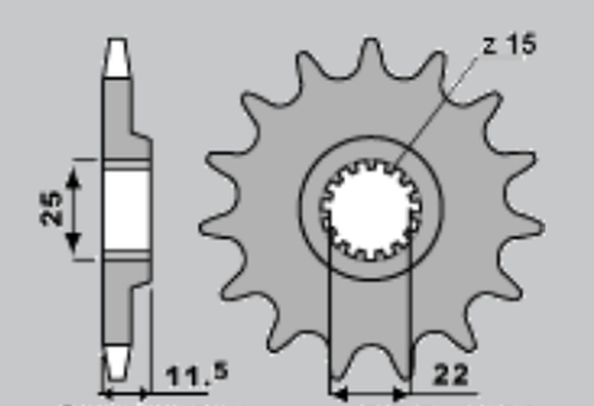CHT řetězové kolo přední 1252 13 KTM LC4 (4021-13) (JTF1902.13) (CHT řetězové kolo přední 1252 13 KTM LC4 (4021-13) (JTF1902.13))