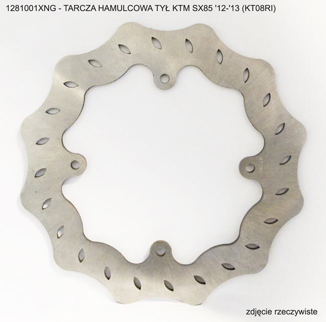 Brake disc GROSSKOPF 1281001XNG