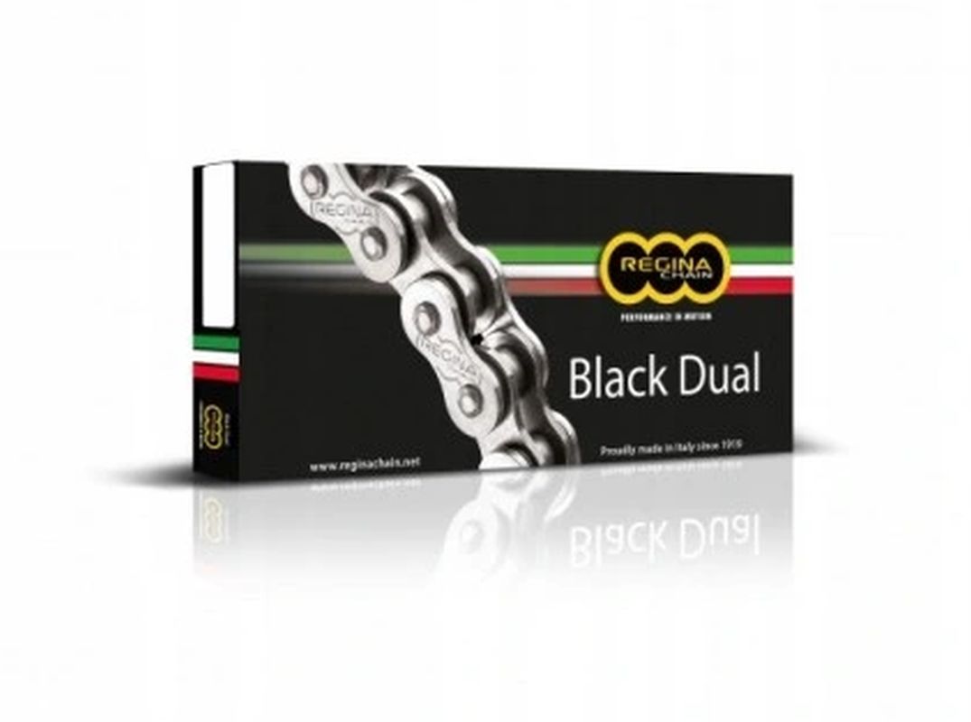 REGINA hnací řetěz 520ZRA (120 článků) Z-RING DUAL do 600ccm černá včetně spojek (135ZRA/1011)