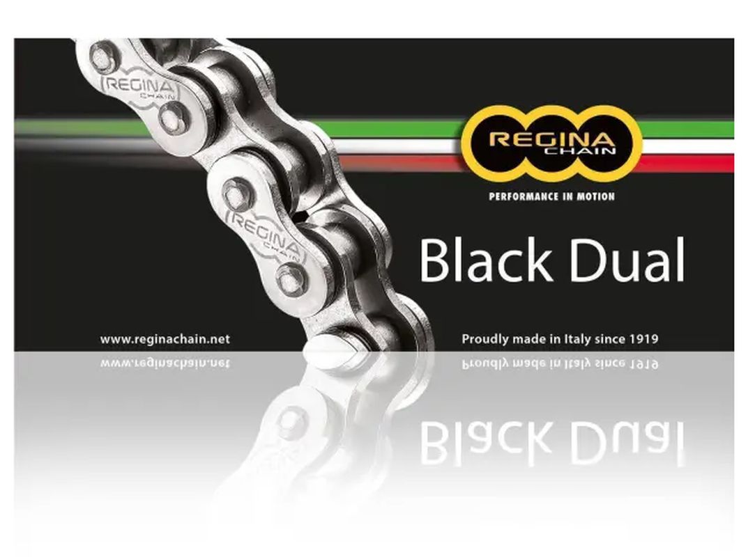 Levně REGINA hnací řetěz 525ZRA (112 článků) Z-RING DUAL do 800 ccm černá nýtovací spojka (137ZRA/1007) (REGINA hnací řetěz 525ZRA (112 článků) Z-RING DUAL)