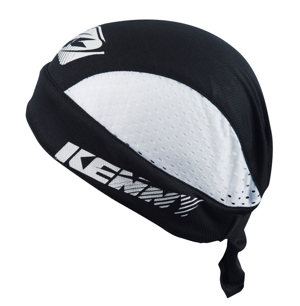 KENNY RACING čepice pod přilbu barva černá/bílá velikost univerzální
