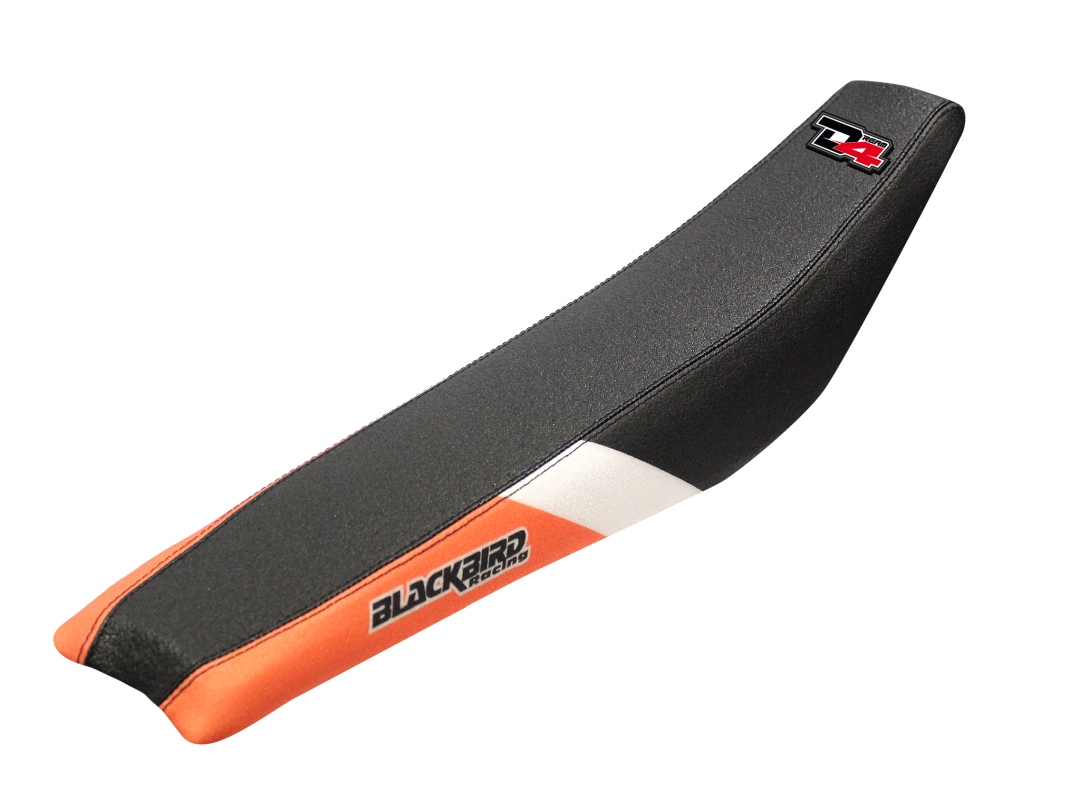 BLACKBIRD potah sedla KTM SX 85 06-12 DREAM 4 barva černá oranžová (BLACKBIRD potah sedla KTM SX 85 06-12 DREAM 4 barva černá oranžová)